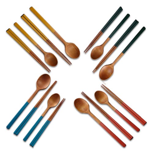 Natural Lacquered Cutlery Set